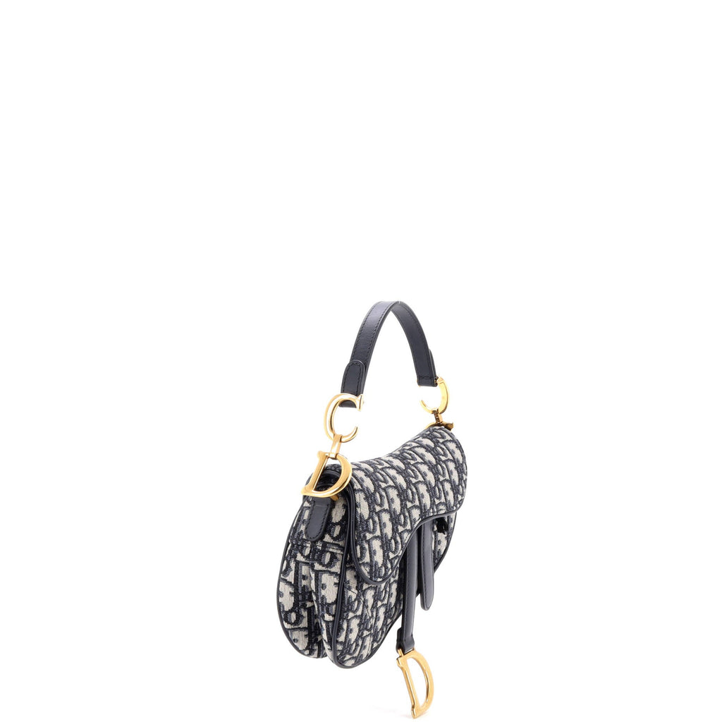 Saddle Handbag Oblique Canvas Mini