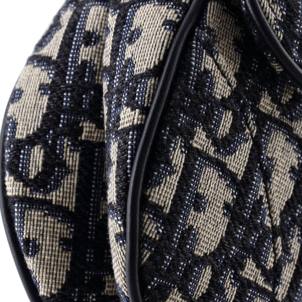 Saddle Handbag Oblique Canvas Mini