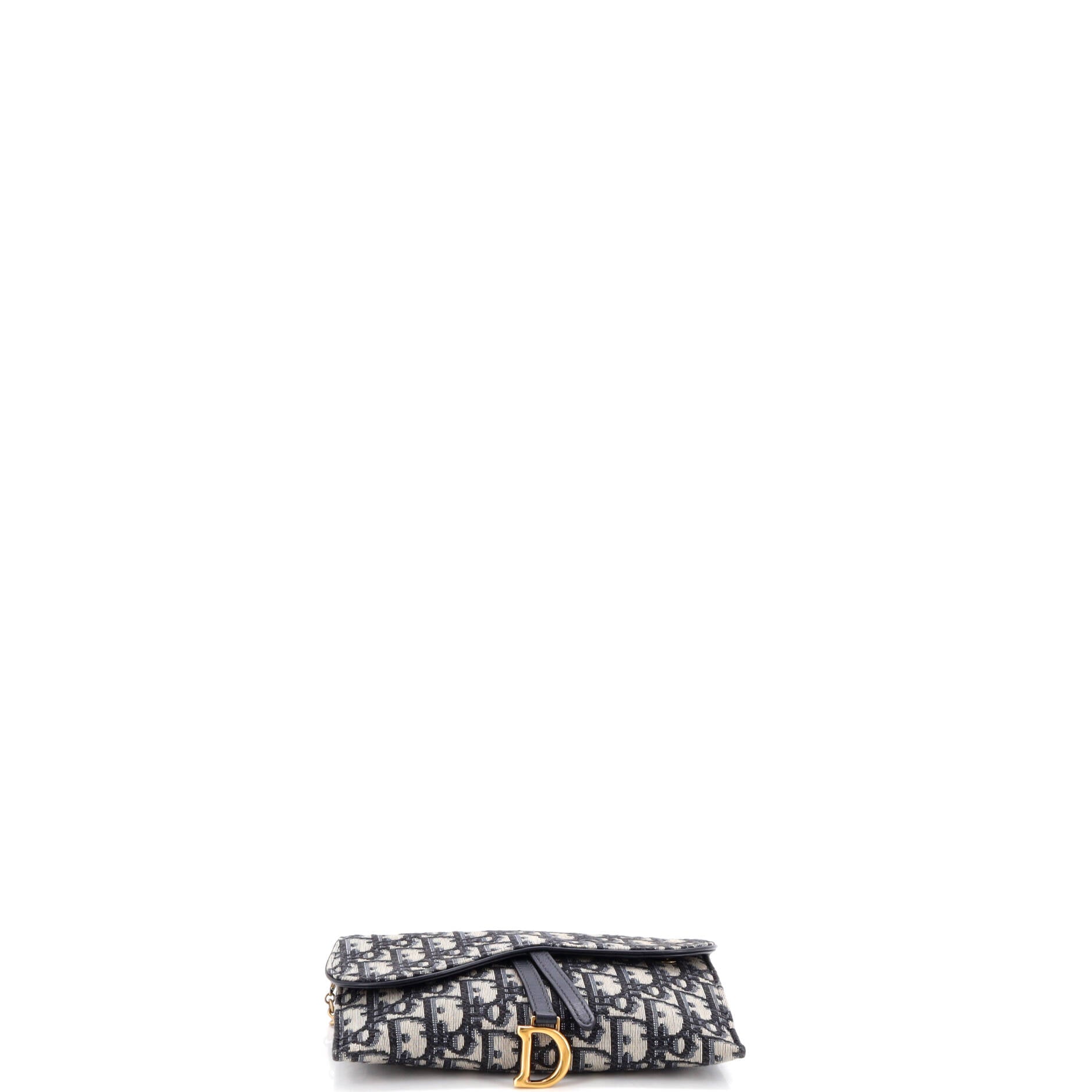 Saddle Chain Wallet Oblique Canvas
