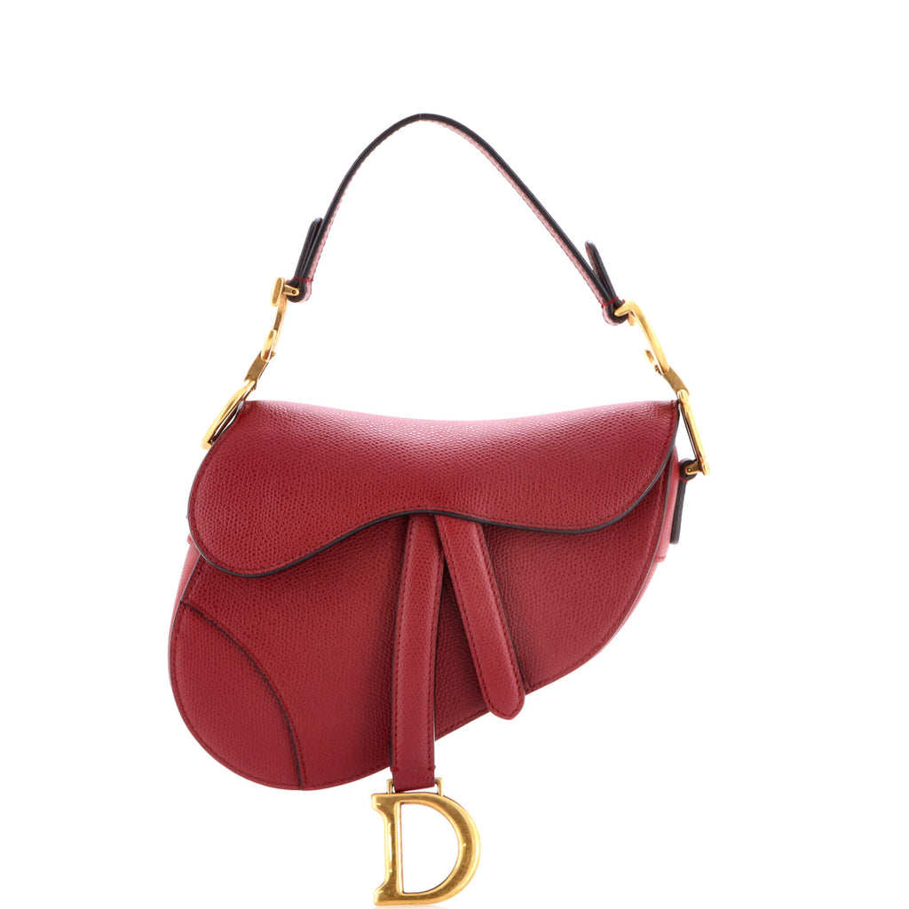 Saddle Handbag Leather Mini