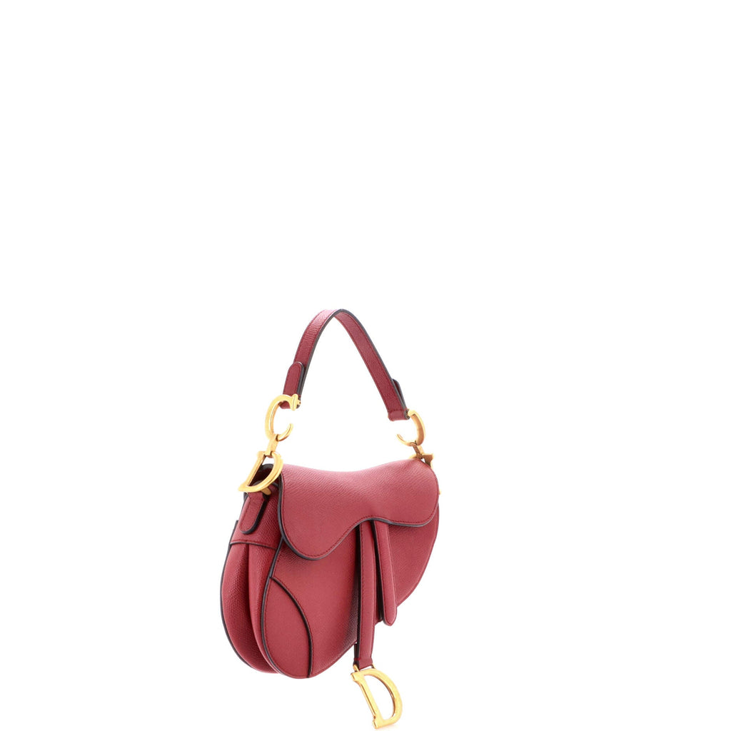 Saddle Handbag Leather Mini