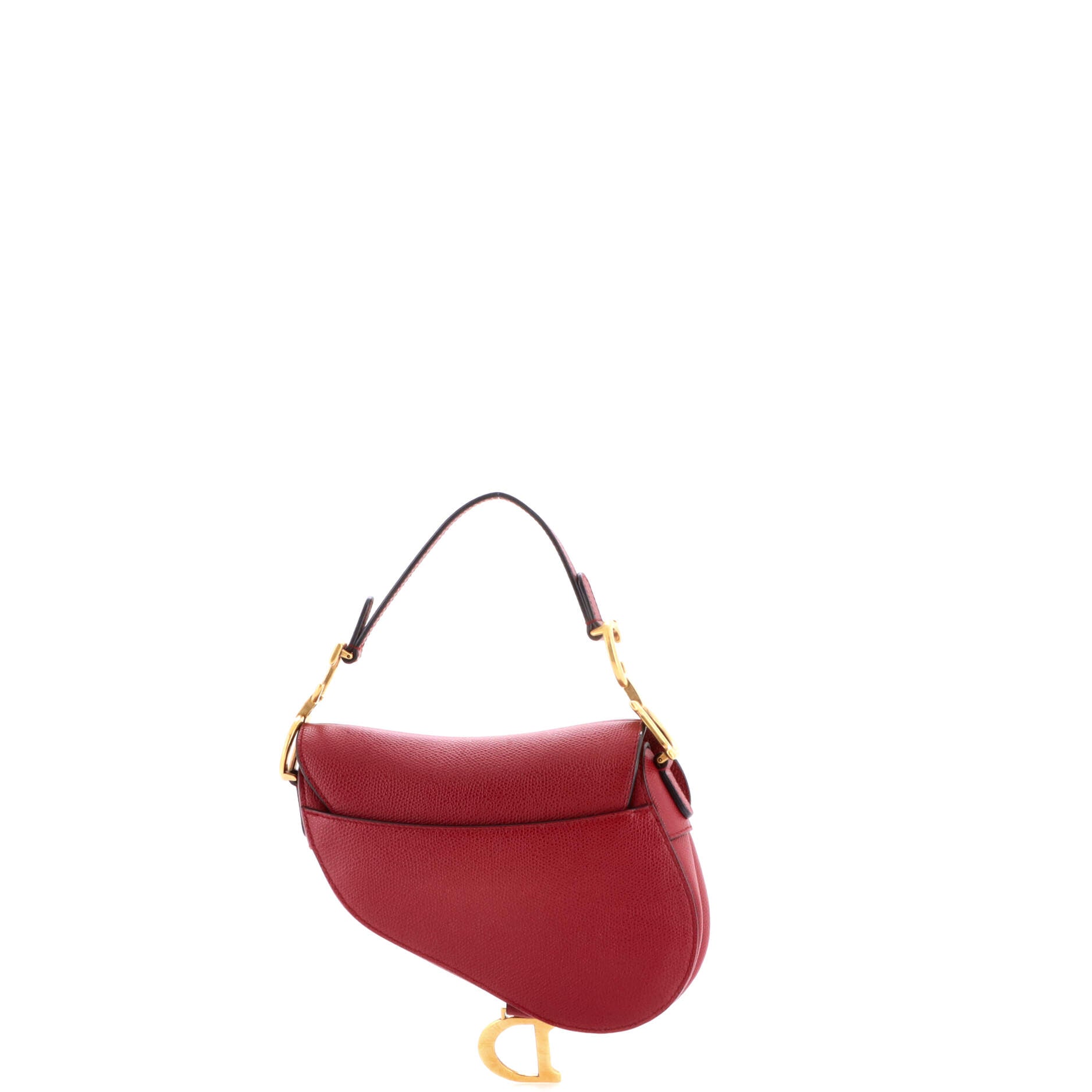 Saddle Handbag Leather Mini