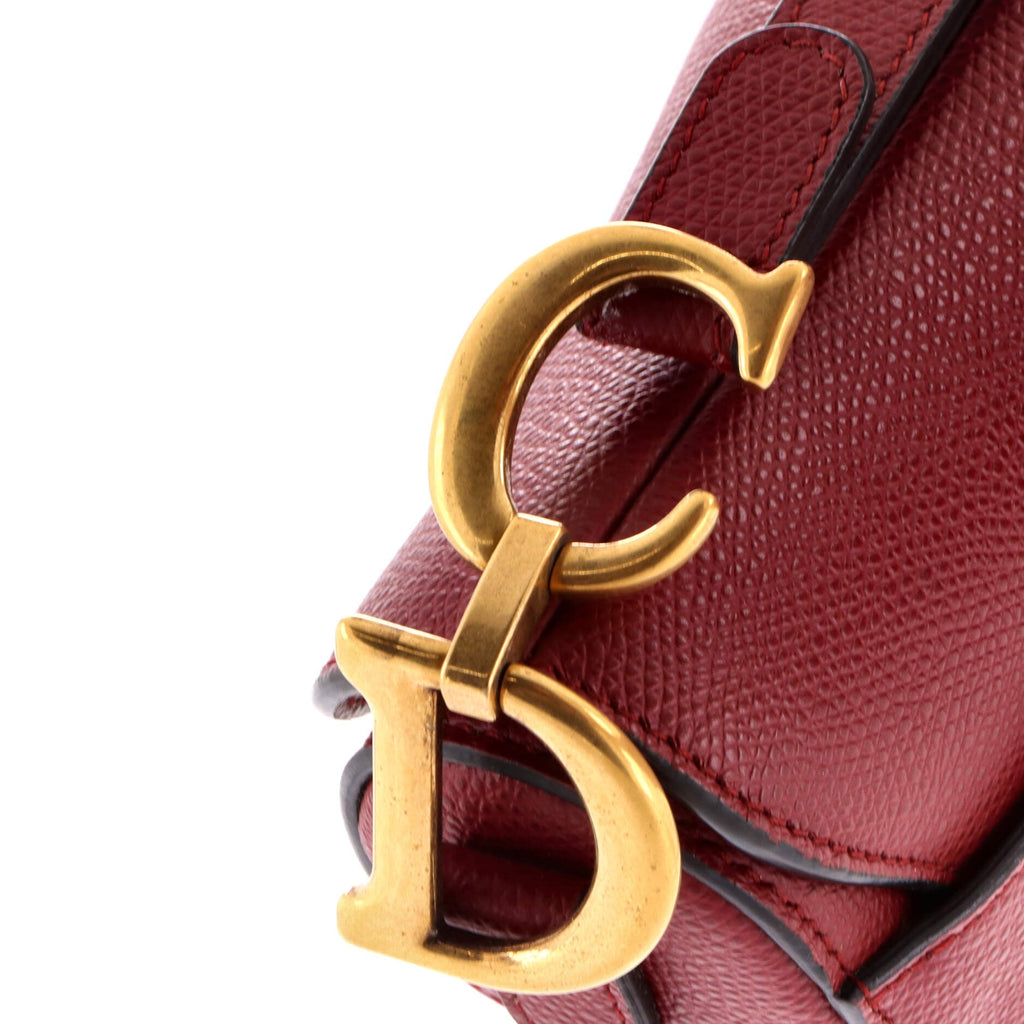 Saddle Handbag Leather Mini
