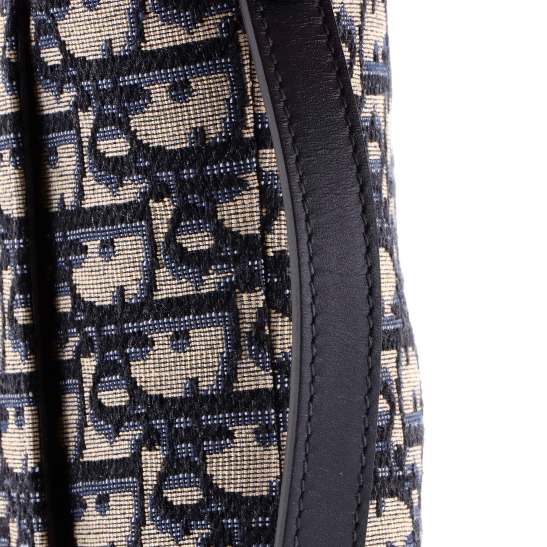 Saddle Handbag Oblique Canvas Mini