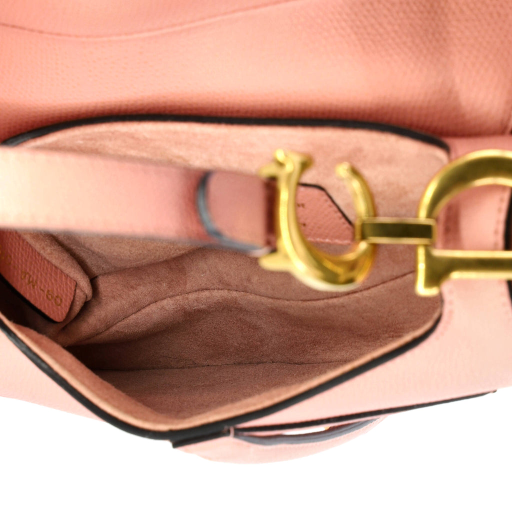 Saddle Handbag Leather Mini