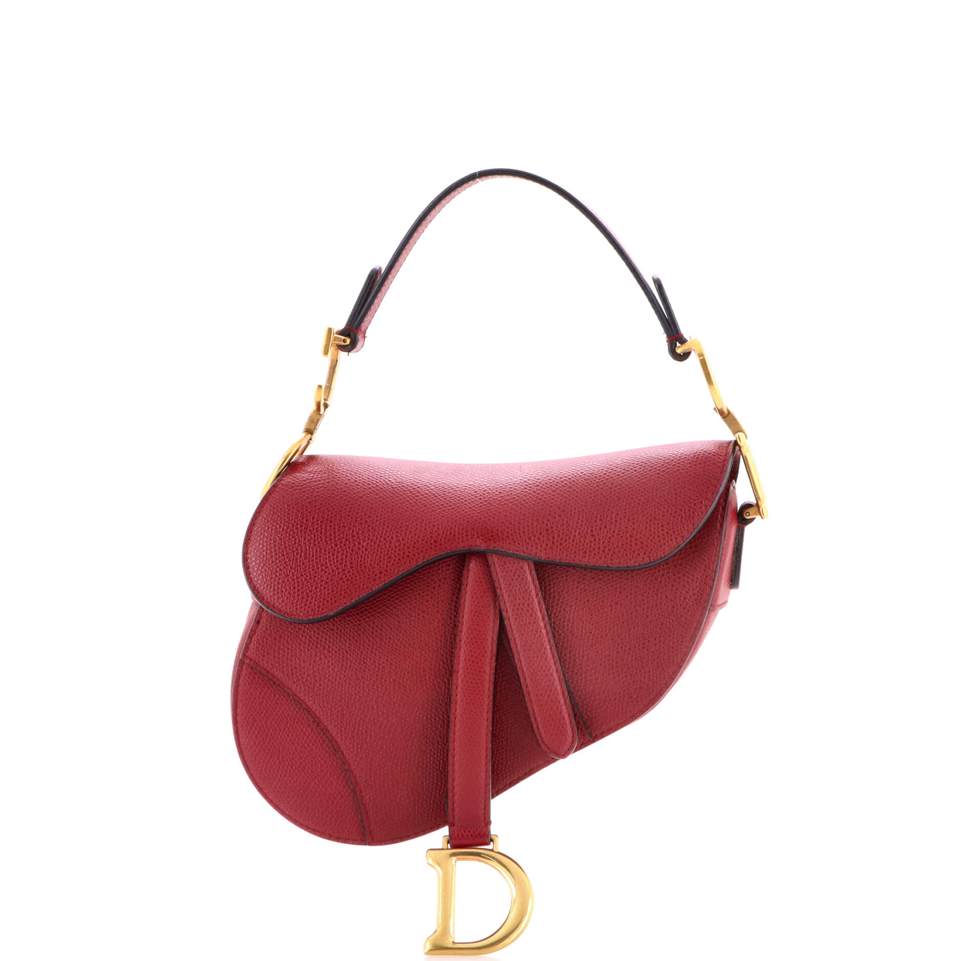 Saddle Handbag Leather Mini
