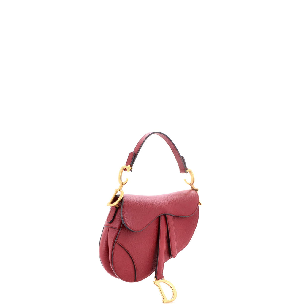 Saddle Handbag Leather Mini