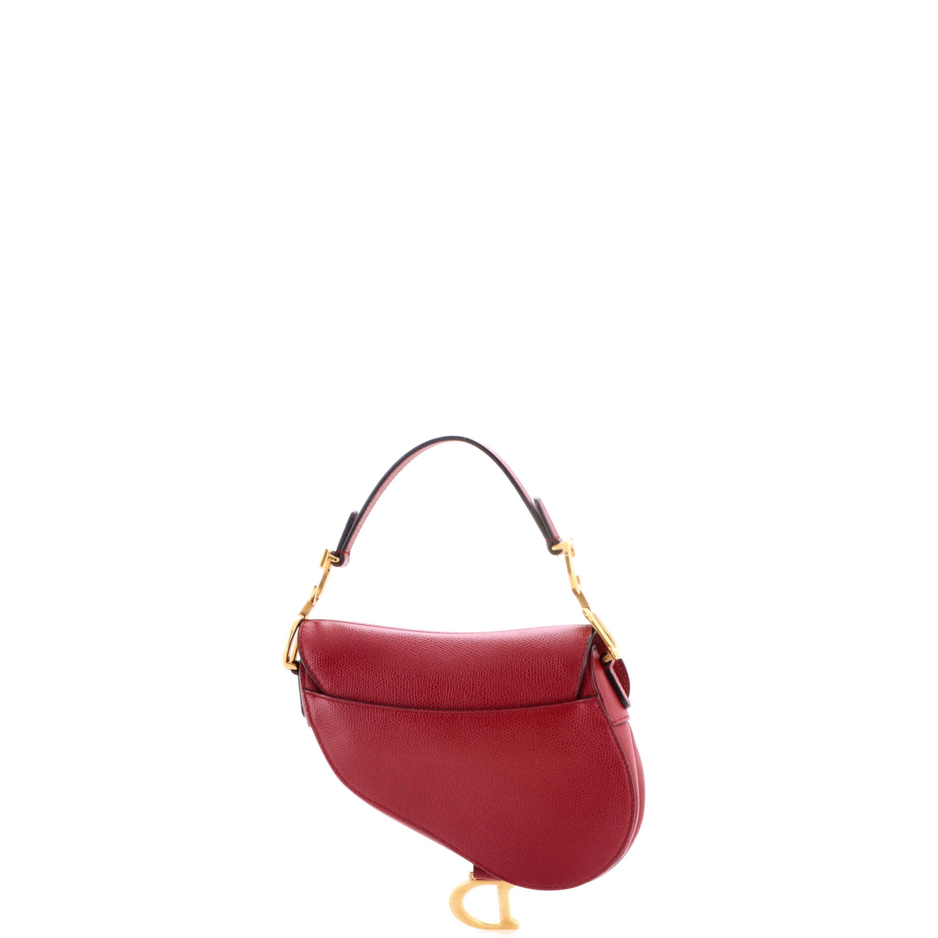 Saddle Handbag Leather Mini
