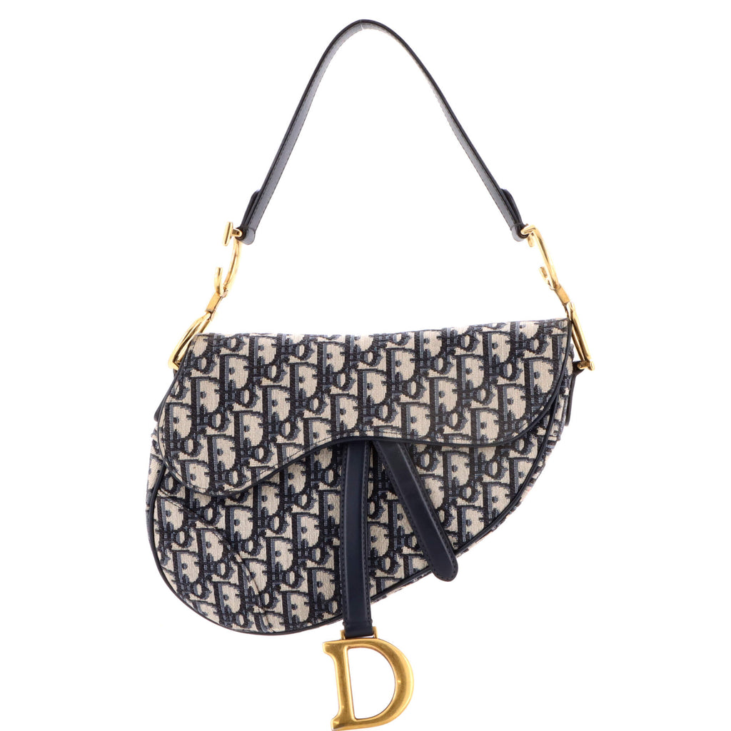 Saddle Handbag Oblique Canvas Medium