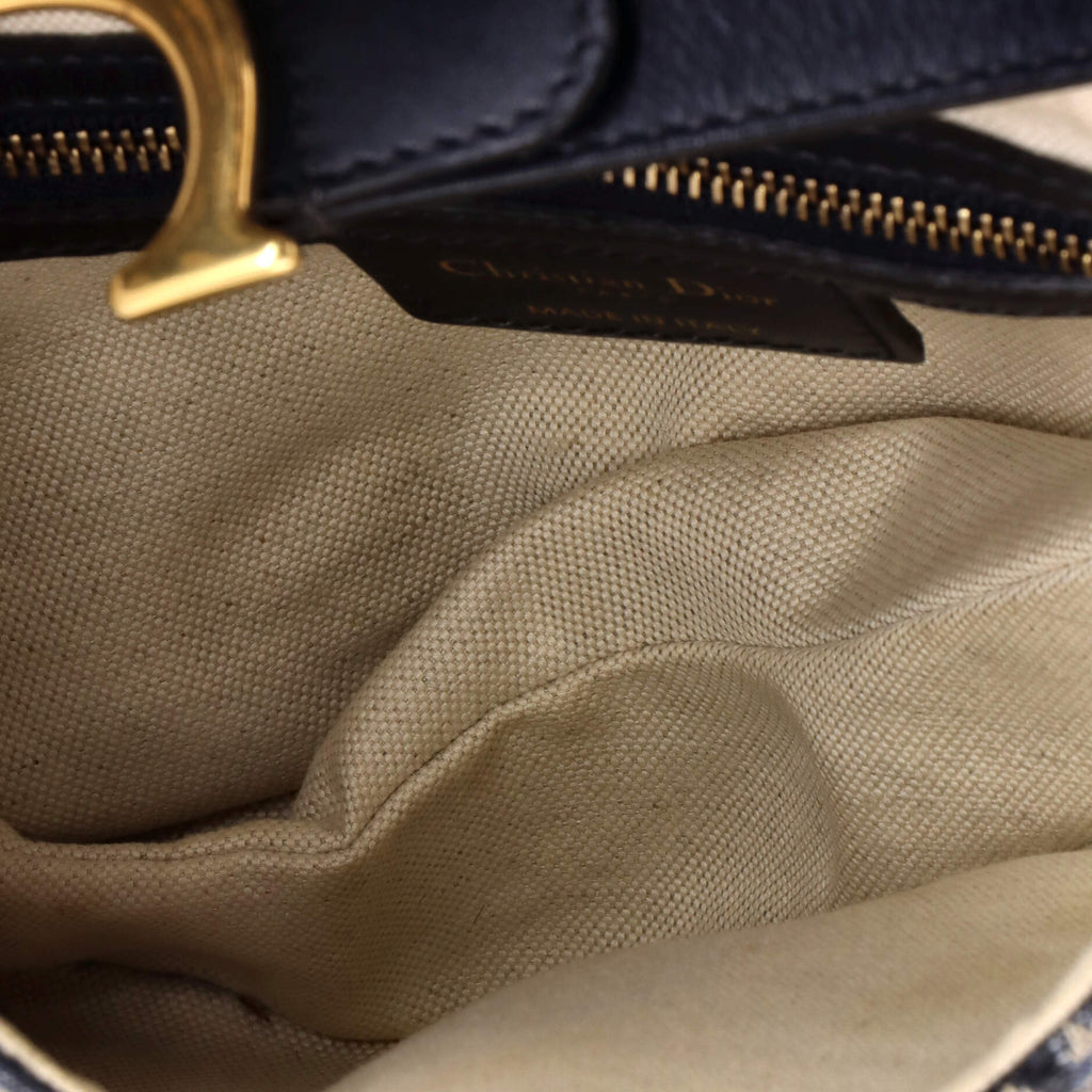 Saddle Handbag Oblique Canvas Medium