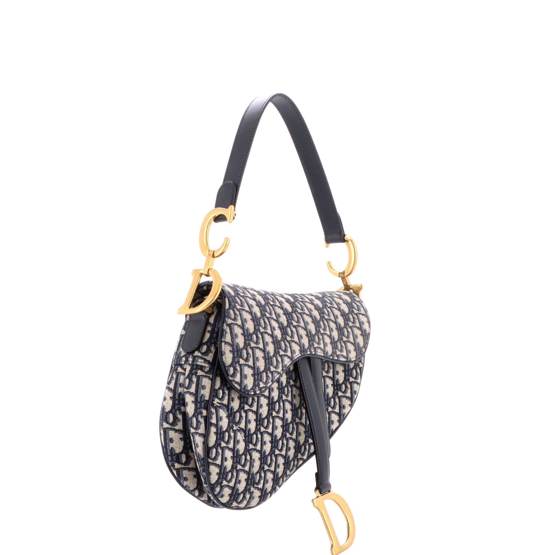 Saddle Handbag Oblique Canvas Medium