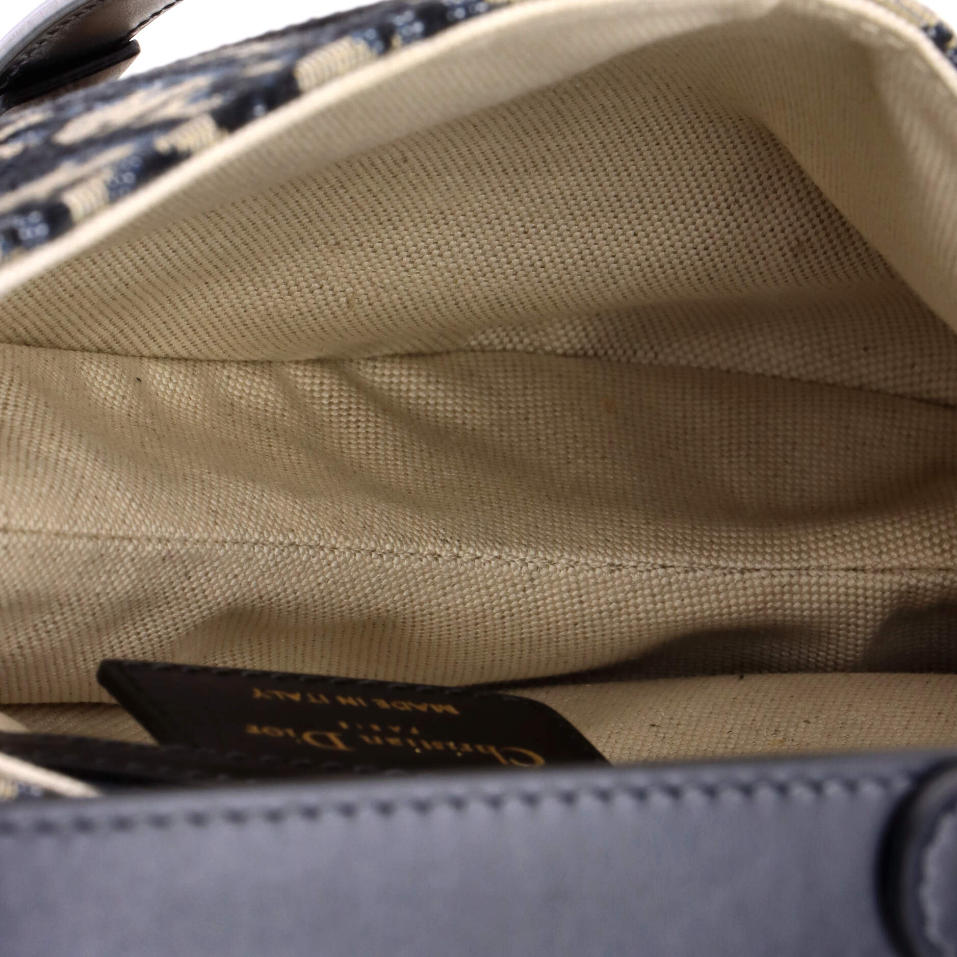 Saddle Handbag Oblique Canvas Medium