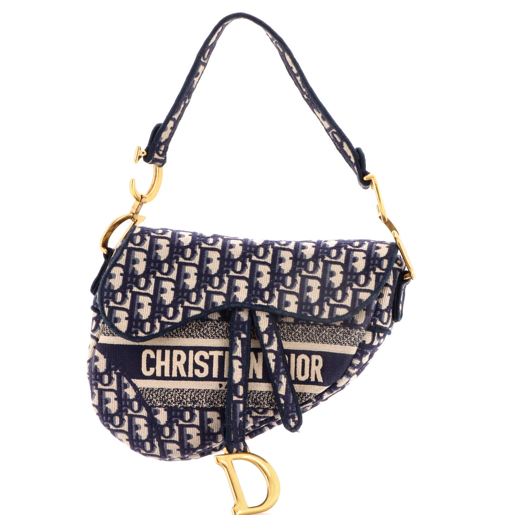Saddle Handbag Oblique Canvas Medium