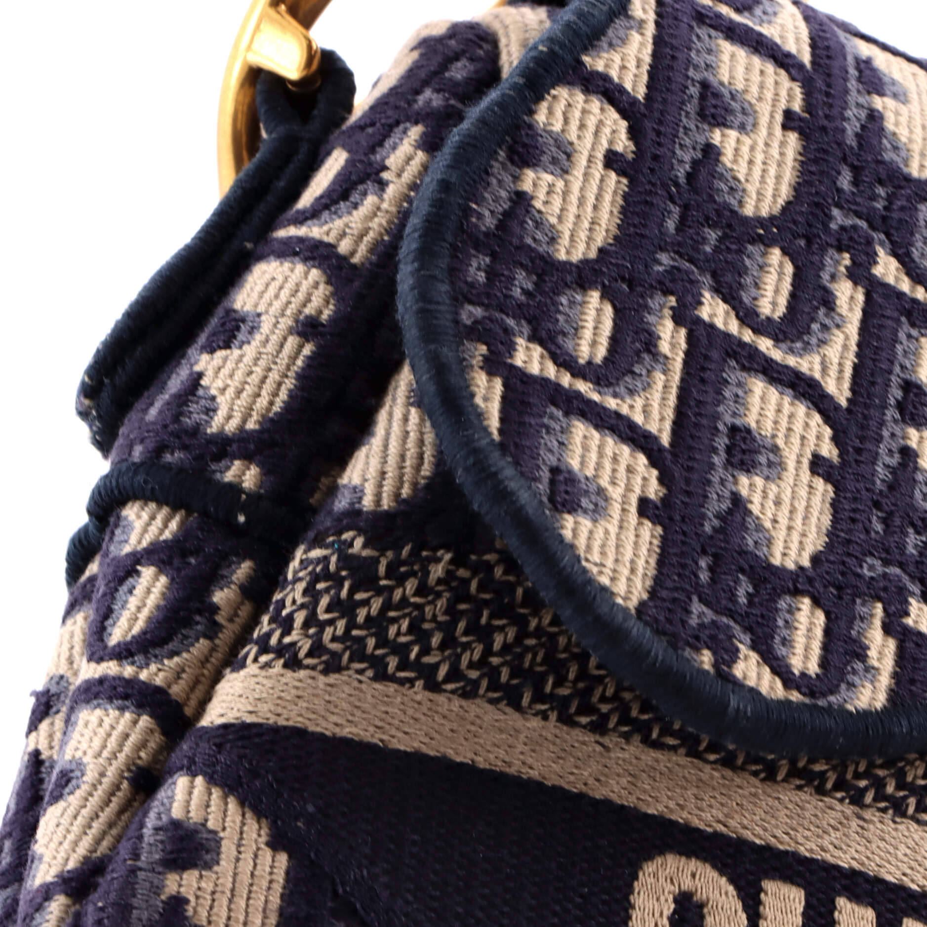 Saddle Handbag Oblique Canvas Medium