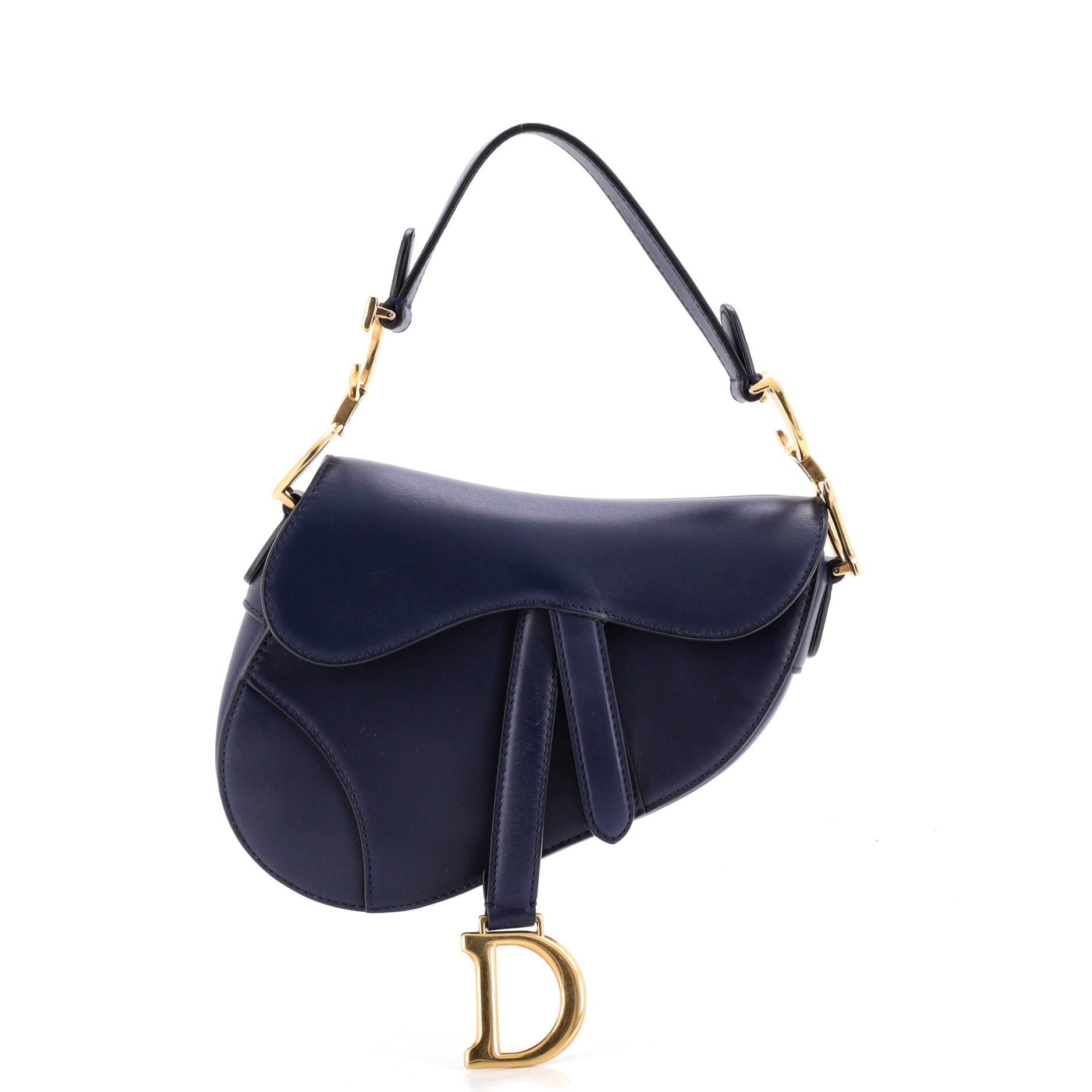 Saddle Handbag Leather Mini