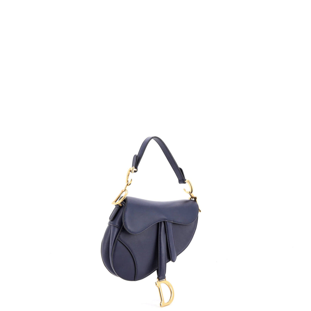 Saddle Handbag Leather Mini