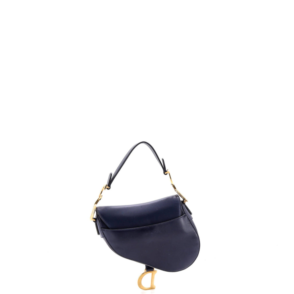 Saddle Handbag Leather Mini