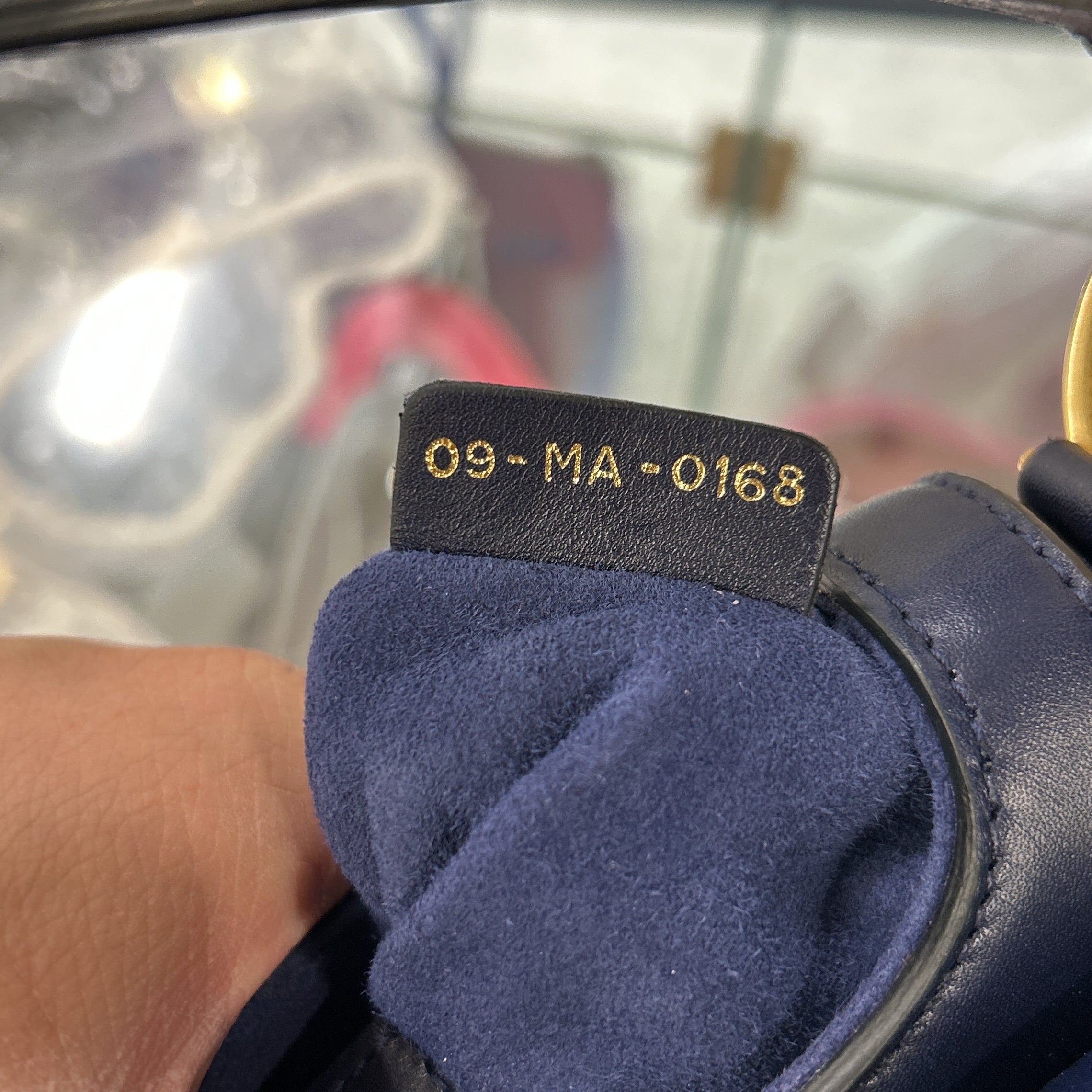 Saddle Handbag Leather Mini