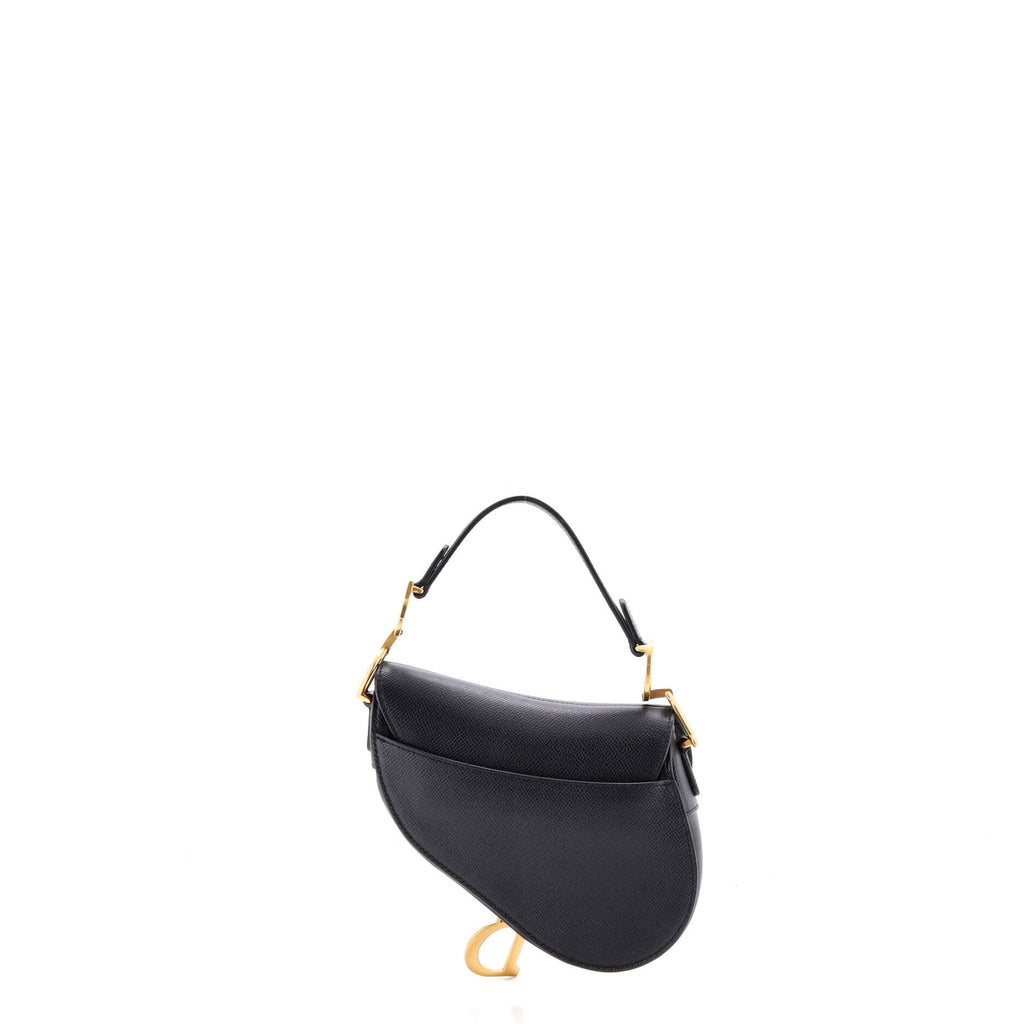 Saddle Handbag Leather Mini