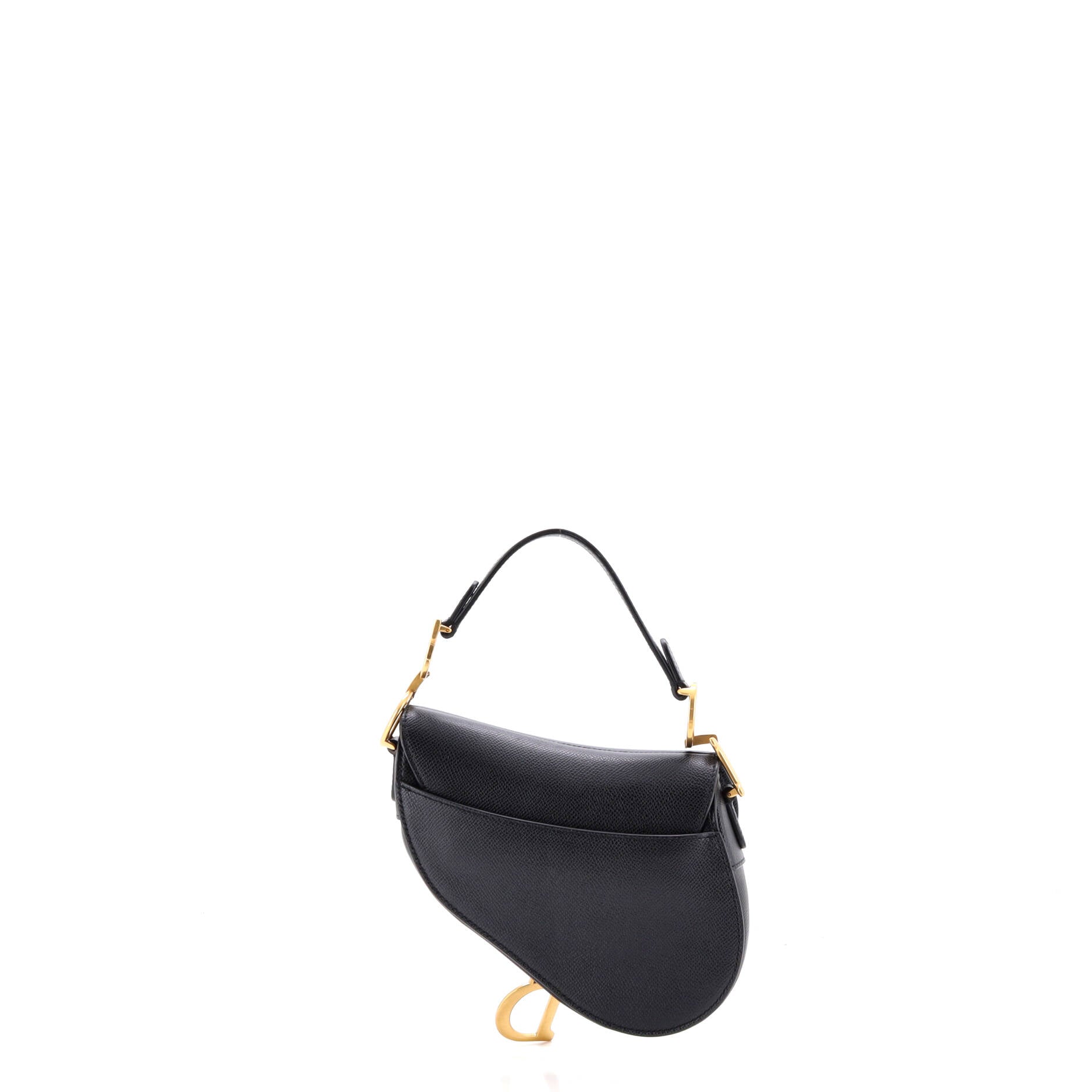 Saddle Handbag Leather Mini