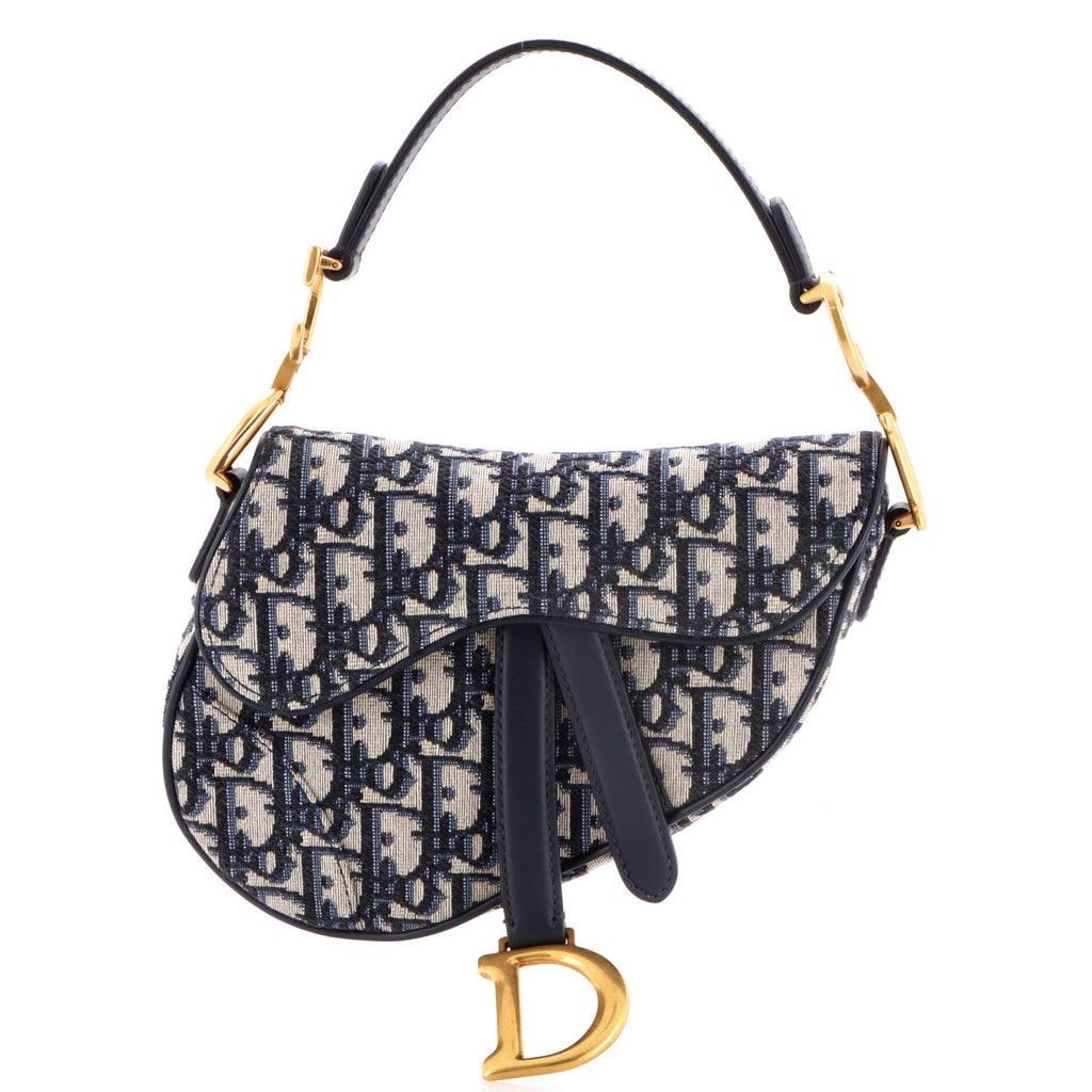 Saddle Handbag Oblique Canvas Mini