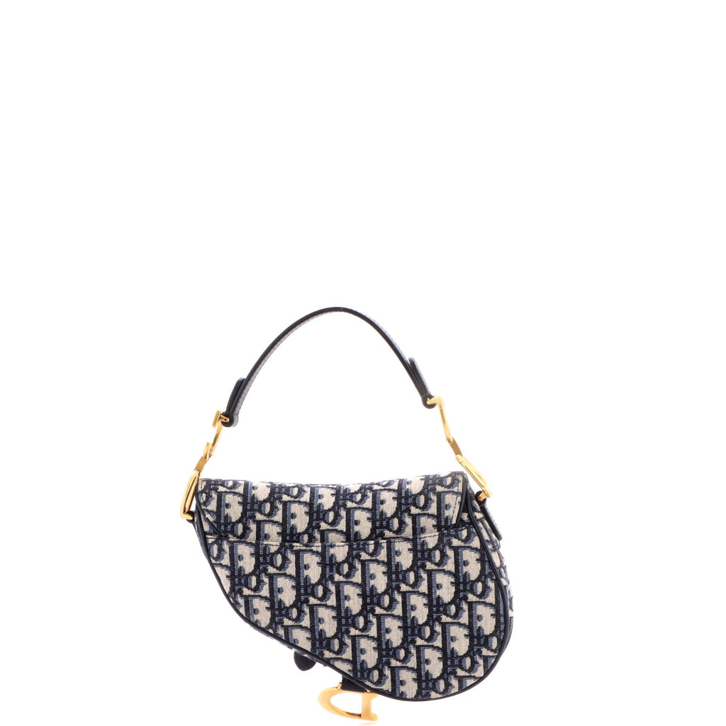 Saddle Handbag Oblique Canvas Mini