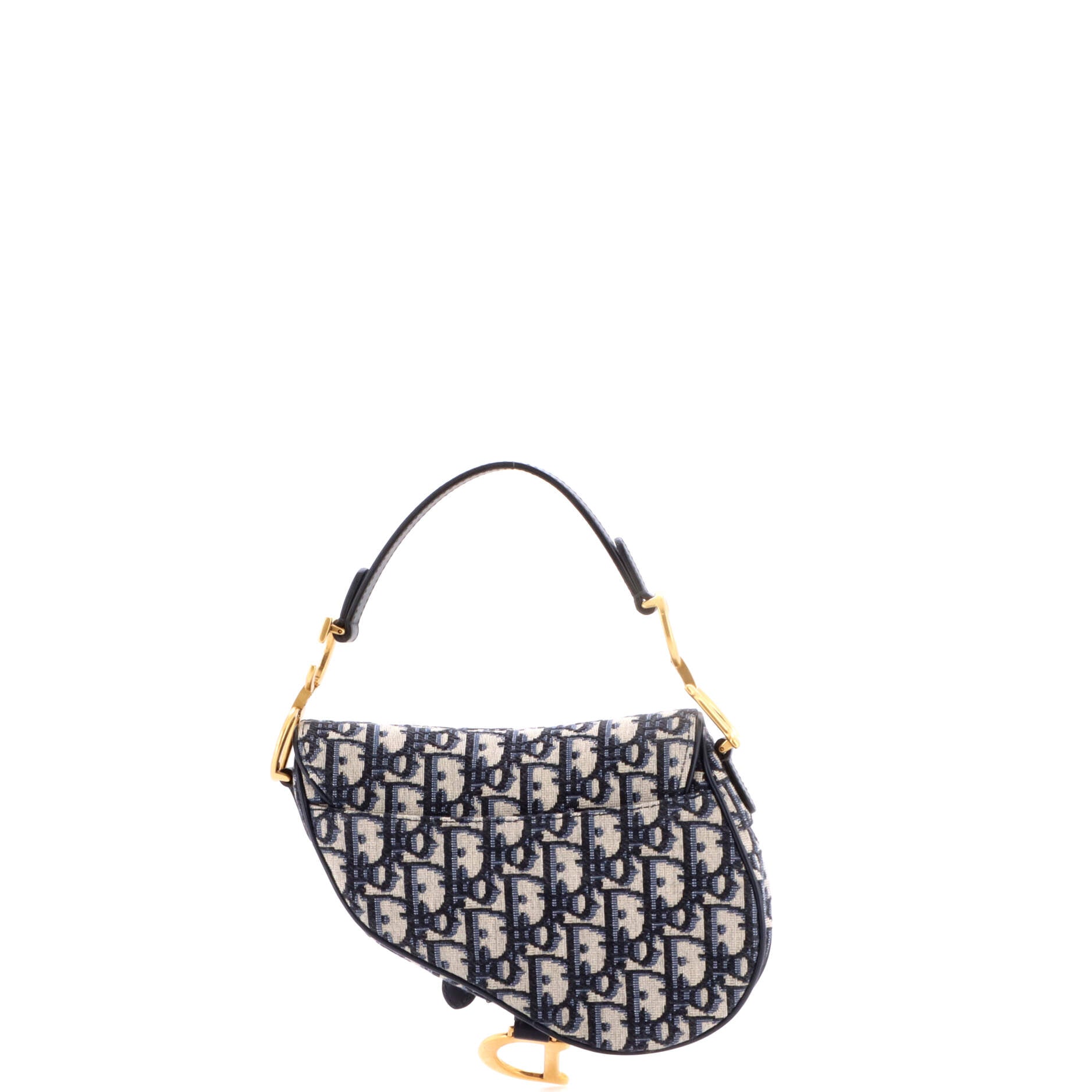 Saddle Handbag Oblique Canvas Mini