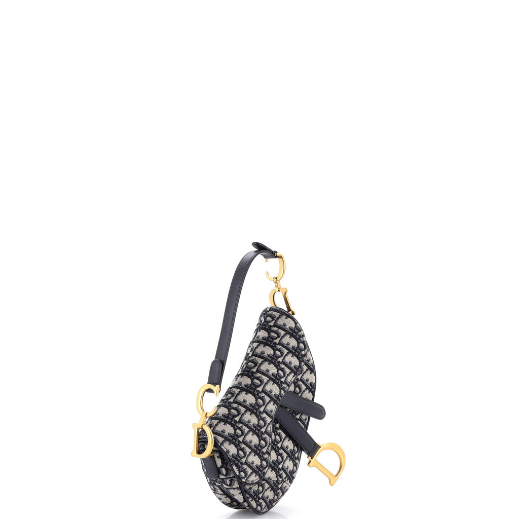 Saddle Handbag Oblique Canvas Mini