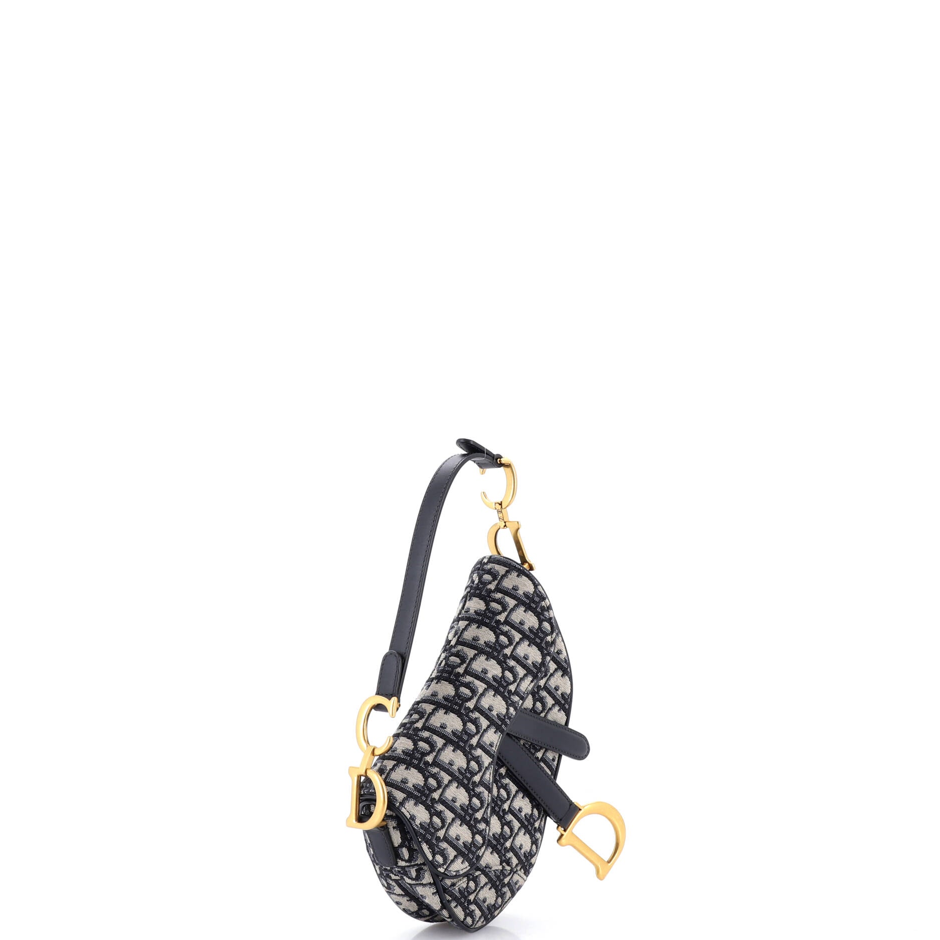 Saddle Handbag Oblique Canvas Mini