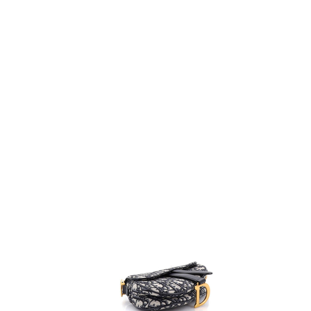 Saddle Handbag Oblique Canvas Mini