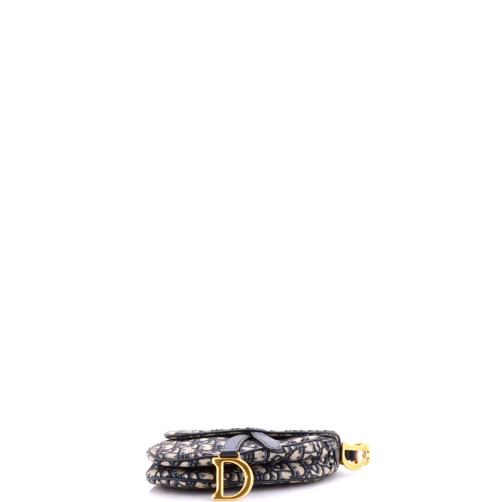 Saddle Handbag Oblique Canvas Mini