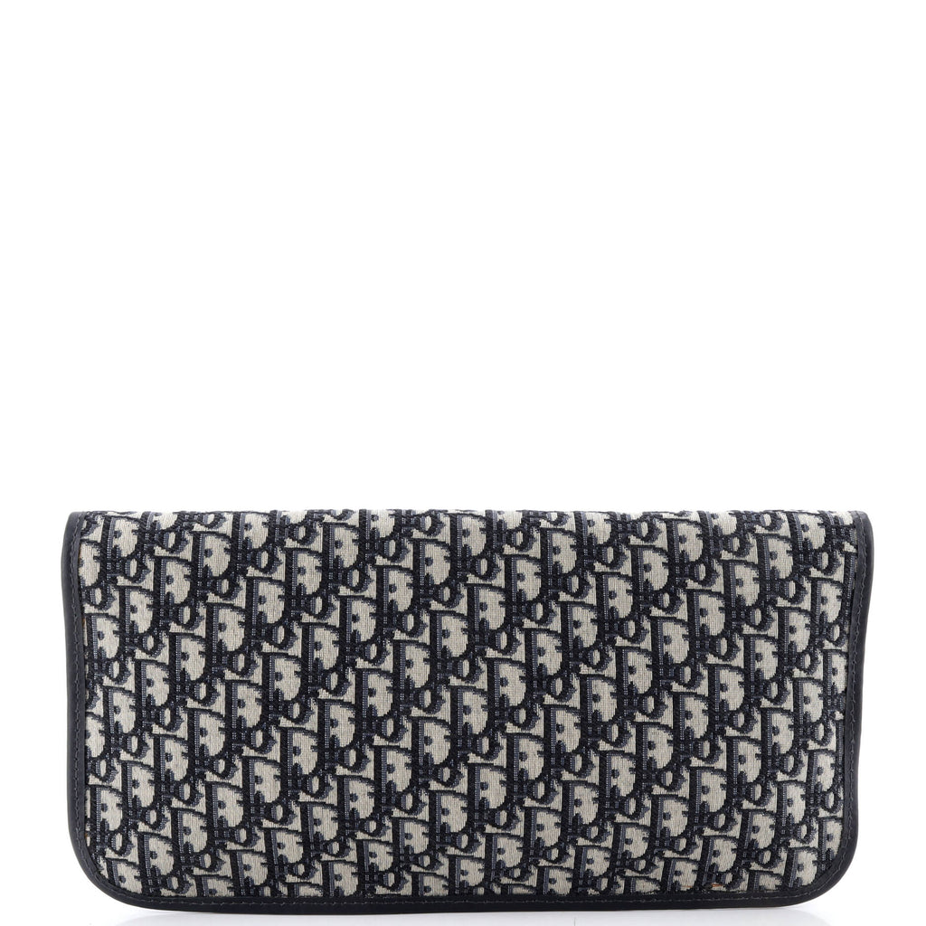 Fold Over Clutch Oblique Canvas