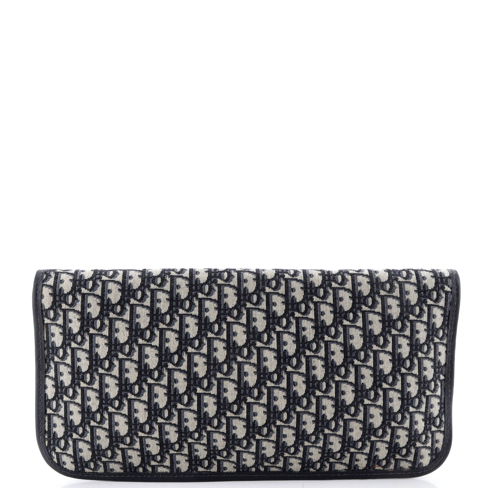 Fold Over Clutch Oblique Canvas