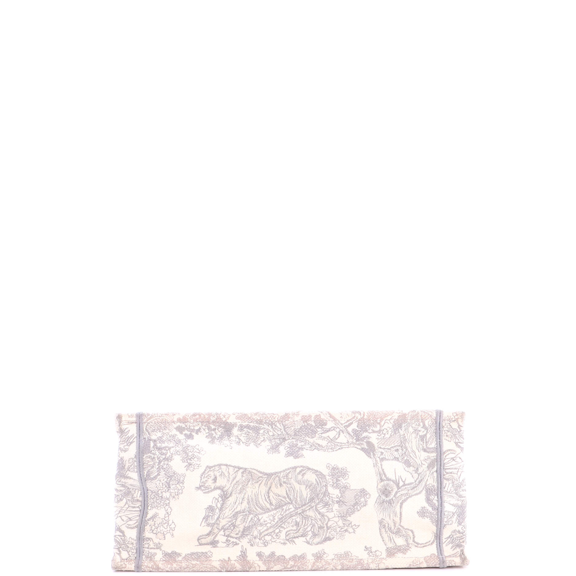 Book Tote Embroidered Canvas Medium