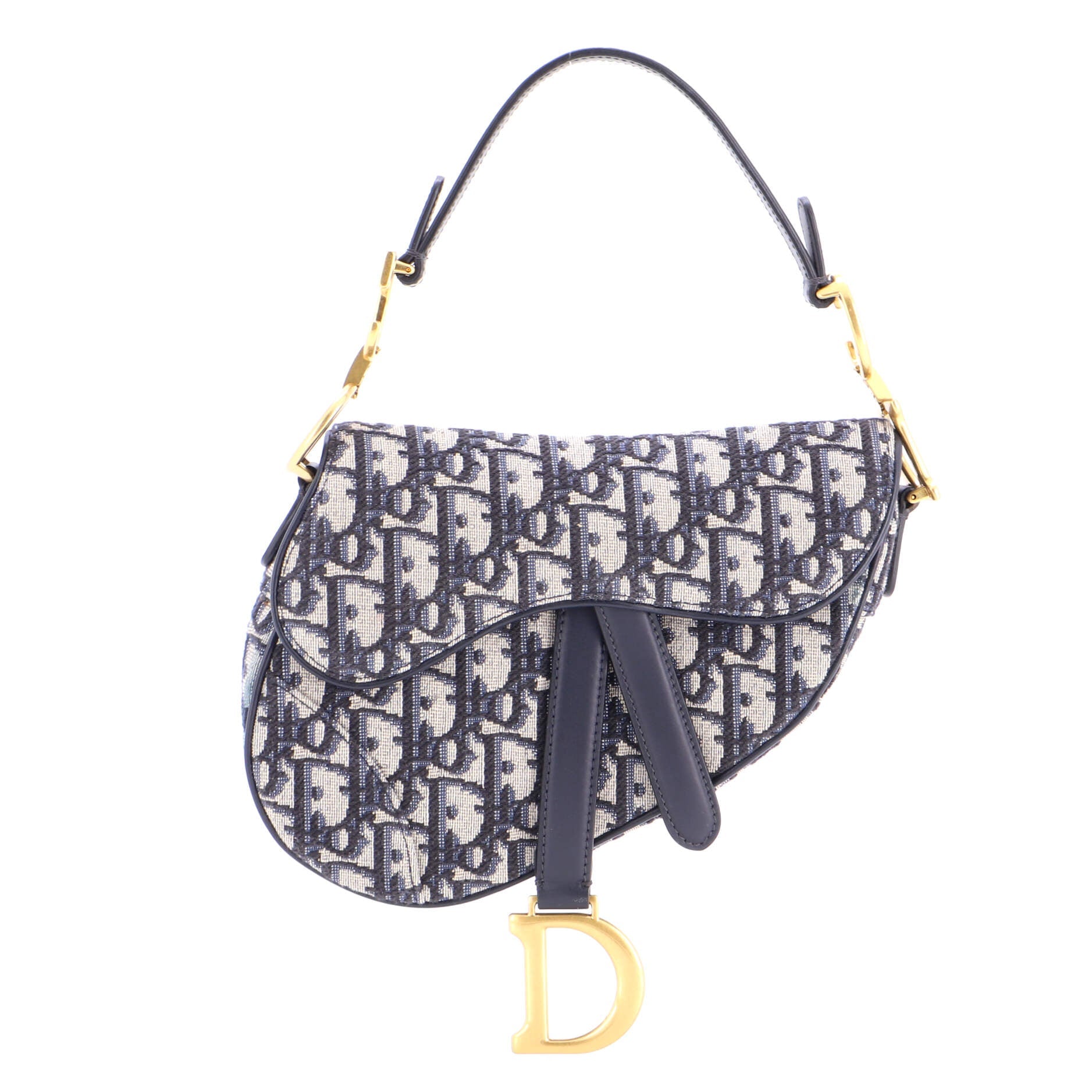 Saddle Handbag Oblique Canvas Mini