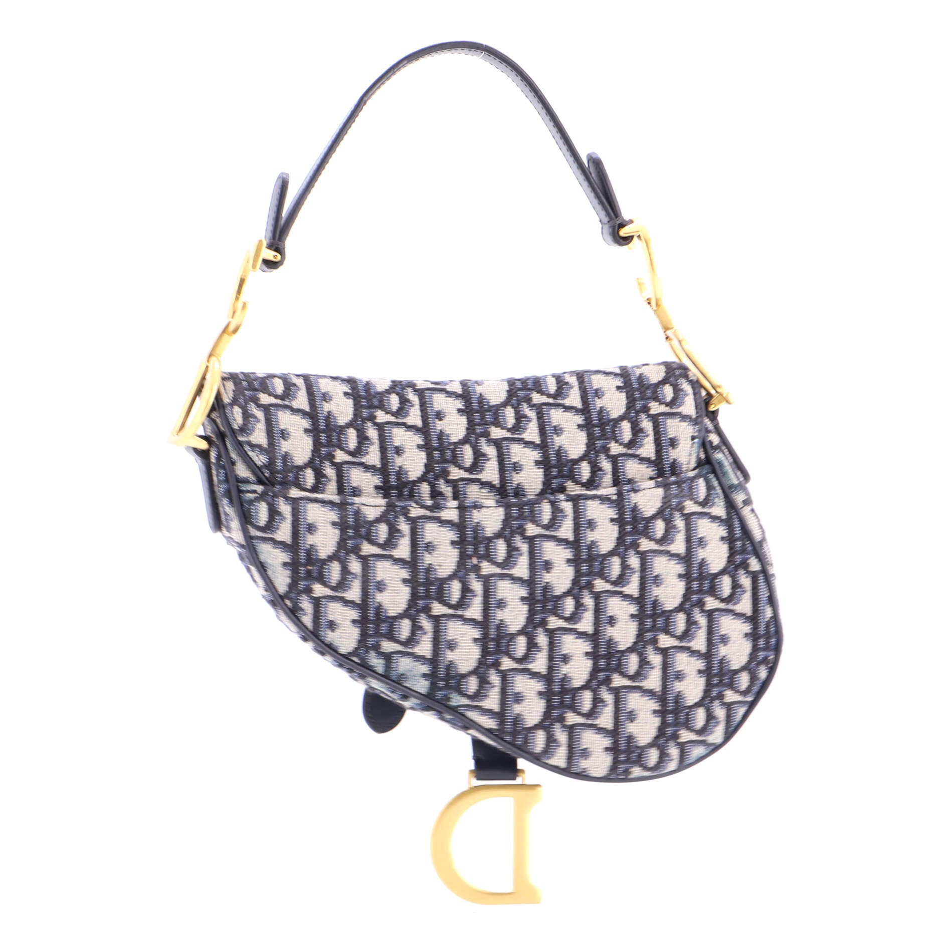 Saddle Handbag Oblique Canvas Mini