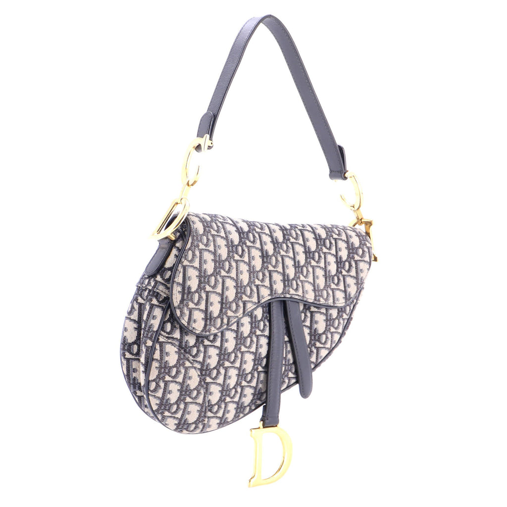Saddle Handbag Oblique Canvas Medium
