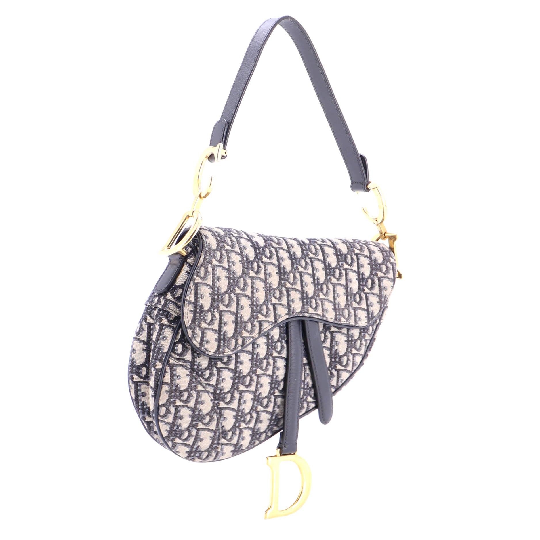 Saddle Handbag Oblique Canvas Medium