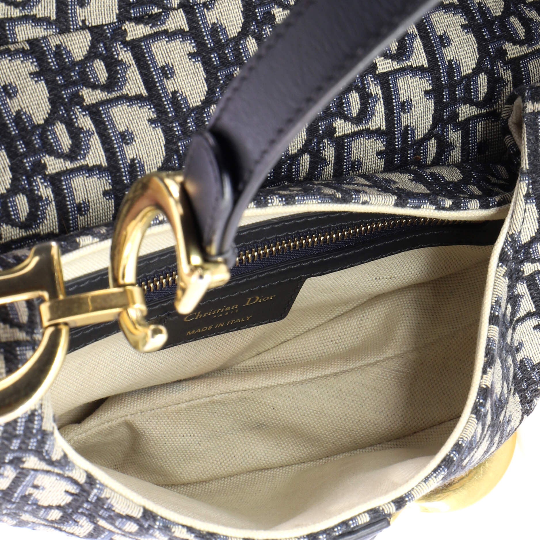 Saddle Handbag Oblique Canvas Medium