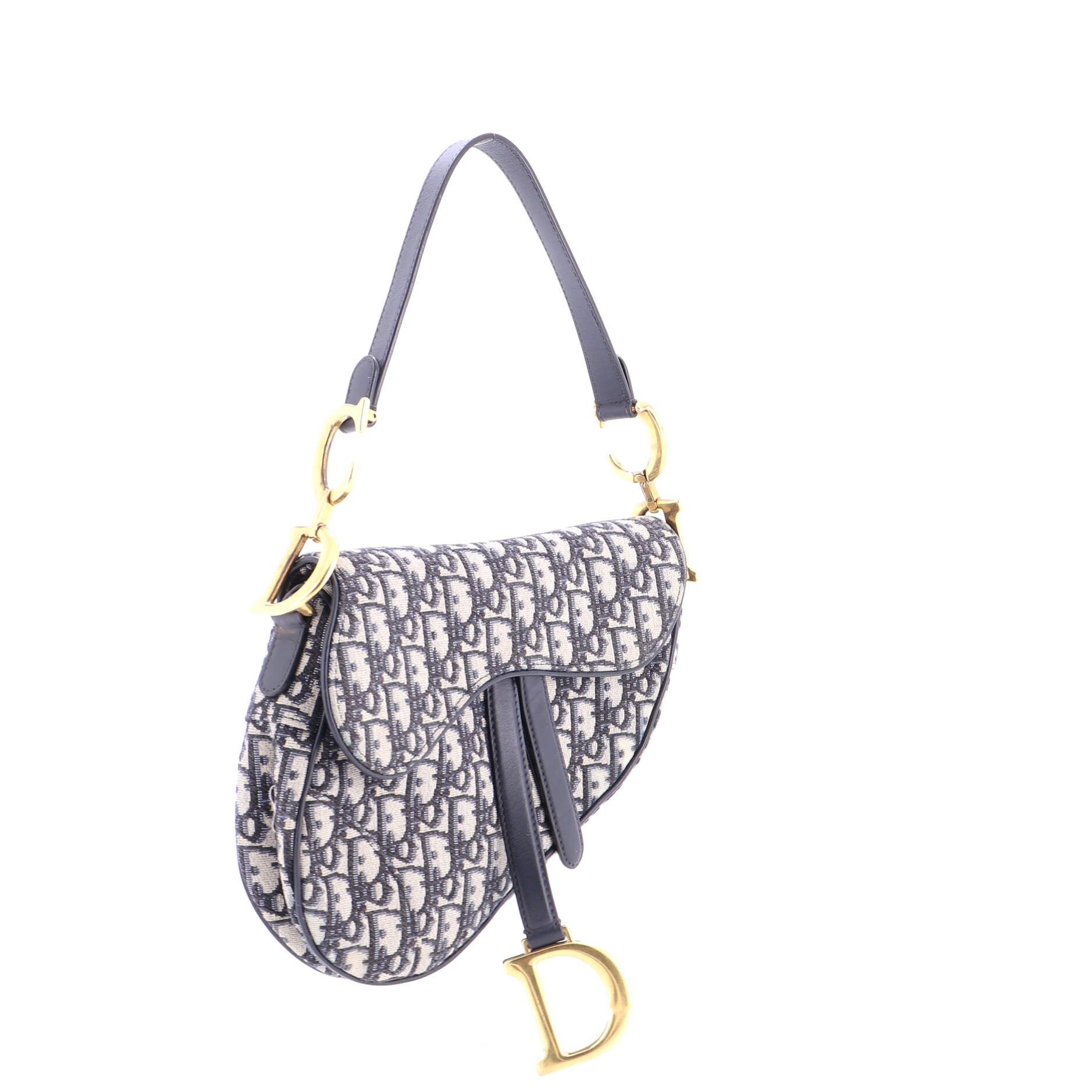 Saddle Handbag Oblique Canvas Medium