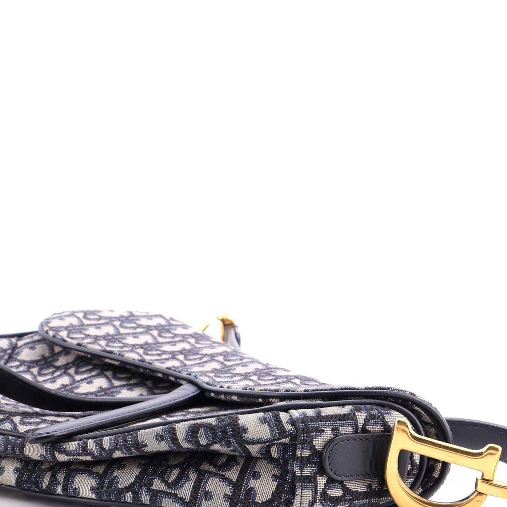 Saddle Handbag Oblique Canvas Medium