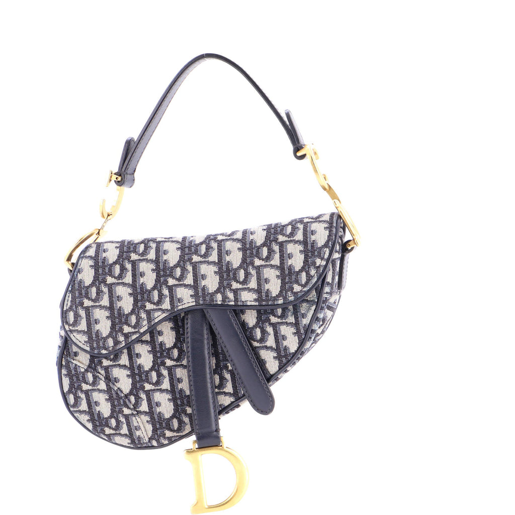 Saddle Handbag Oblique Canvas Mini