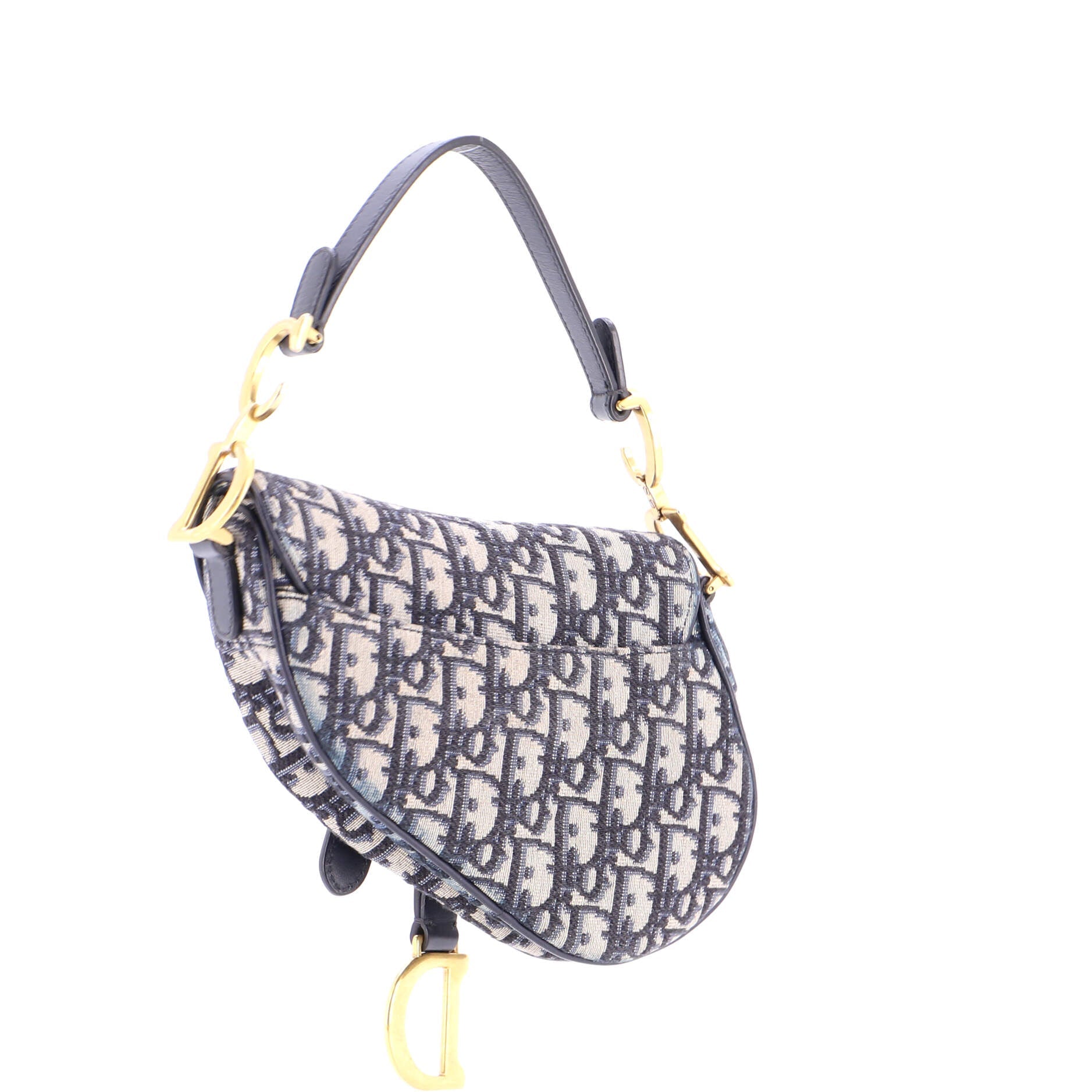 Saddle Handbag Oblique Canvas Mini