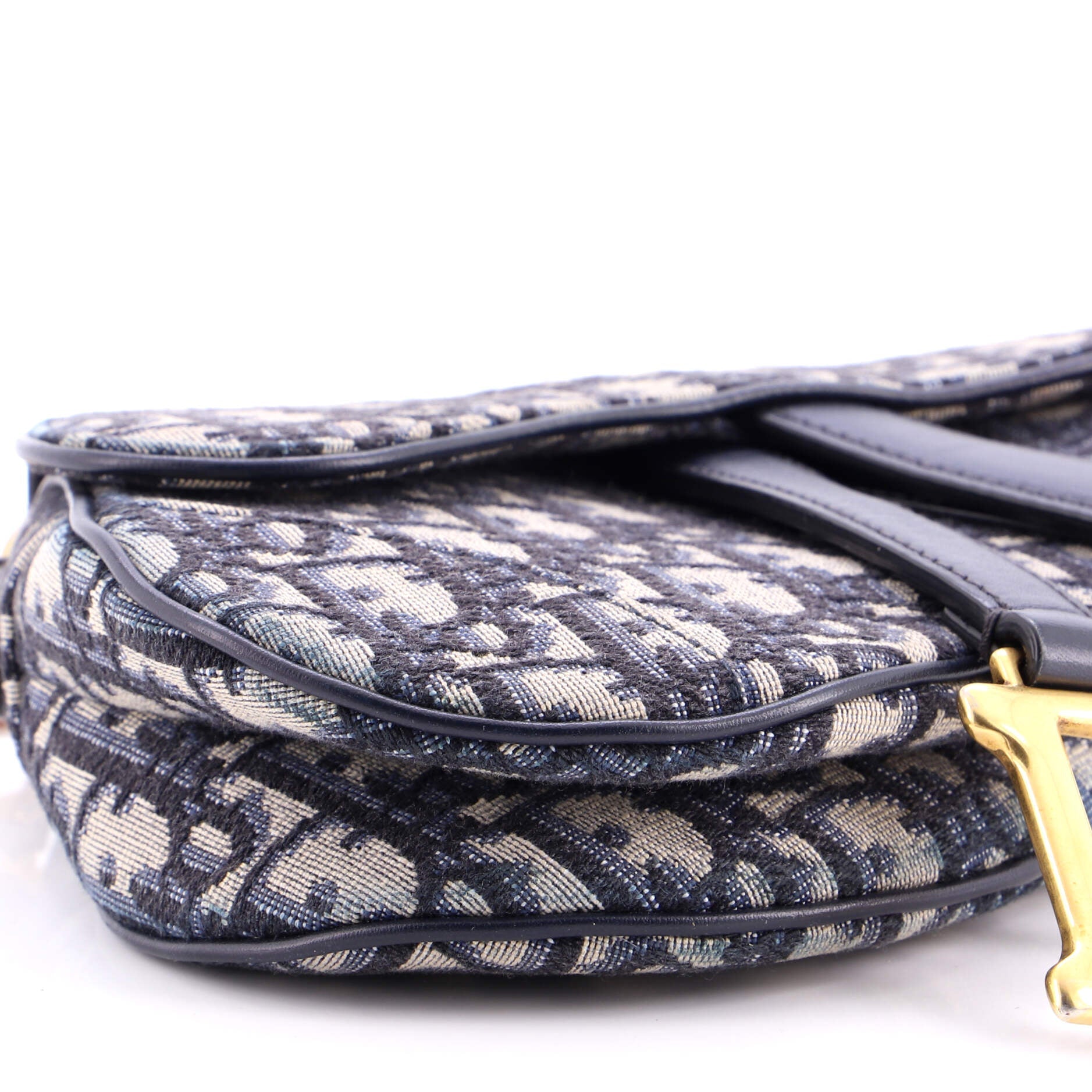 Saddle Handbag Oblique Canvas Mini