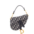 Saddle Handbag Oblique Canvas Mini