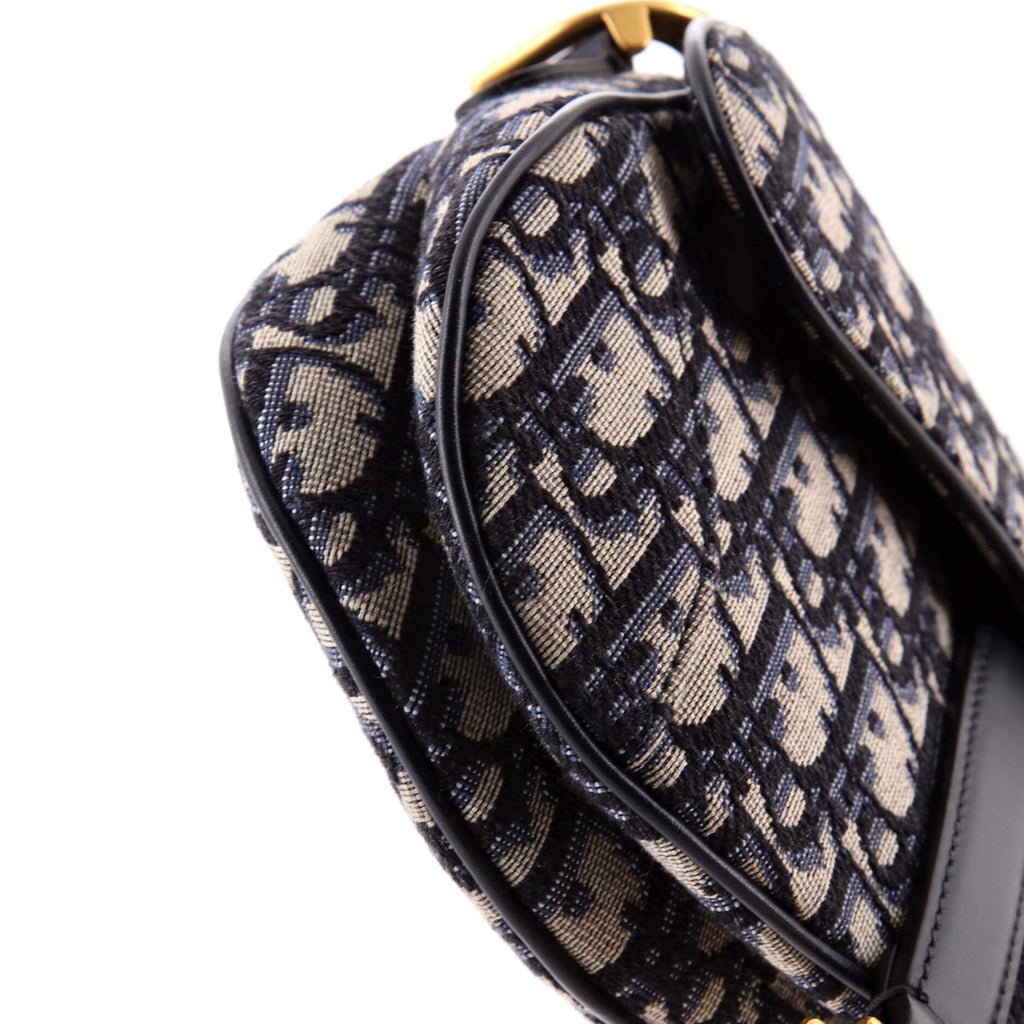 Saddle Handbag Oblique Canvas Mini