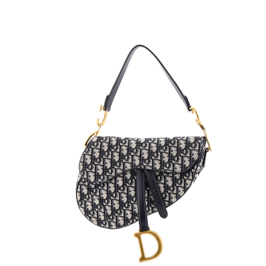 Saddle Handbag Oblique Canvas Medium