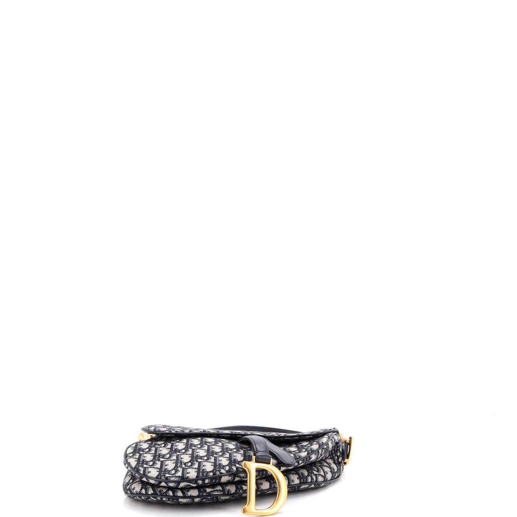 Saddle Handbag Oblique Canvas Medium