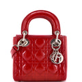 Lady Dior Bag Cannage Quilt Patent Mini