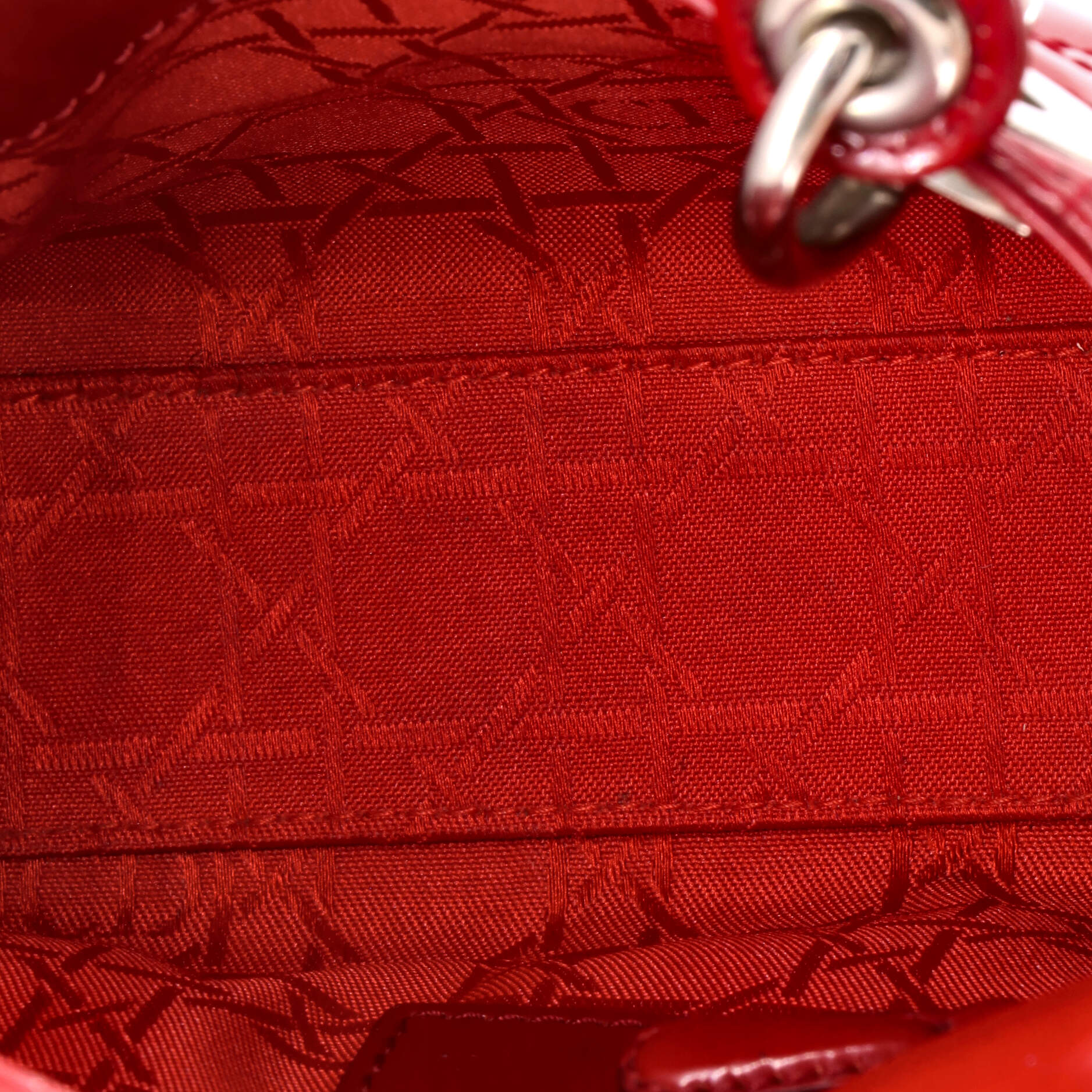 Lady Dior Bag Cannage Quilt Patent Mini